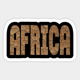 Africa Adventure Nature Travel Design Sticker